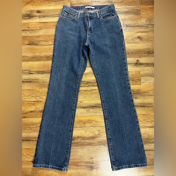 WOMENS VINTAGE HGH RISE TOMMY HILFIGER BOOTCUT JEANS - Picture 4 of 13